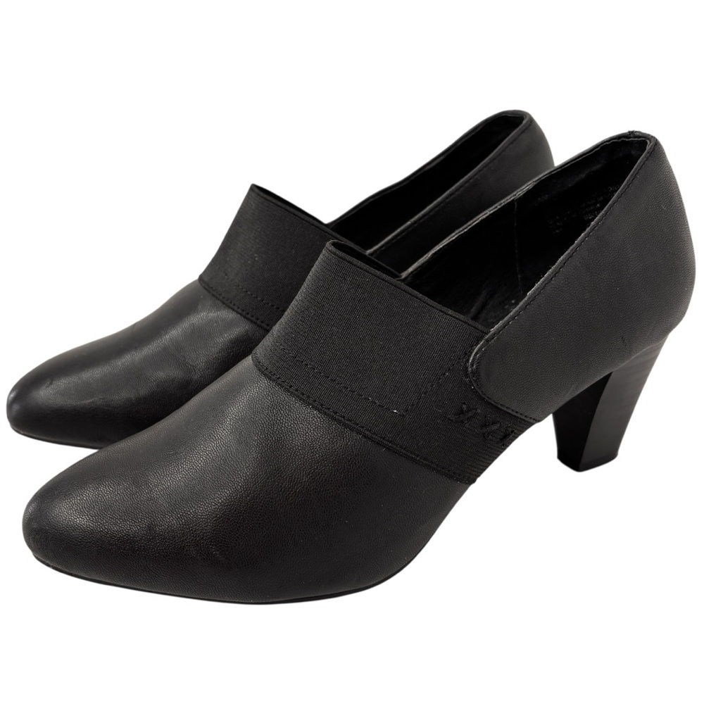 Rialto Pumps Heel Elastic Black Bootie Women's Shoe Size 6 M Shooties